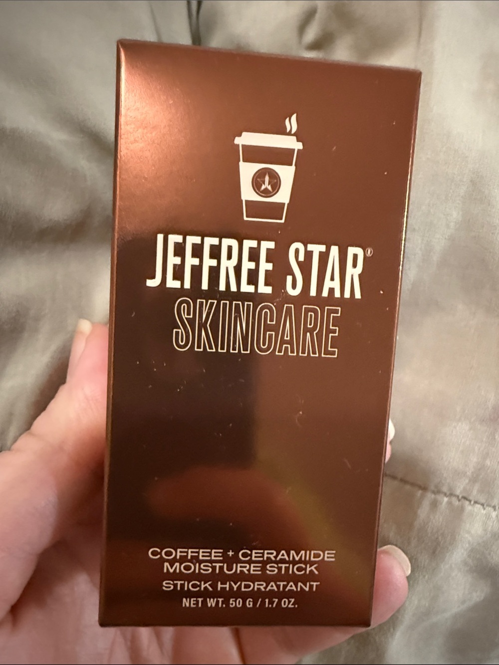 Jeffree Star Skincare Moisture Stick — Metallic Brown Packaging